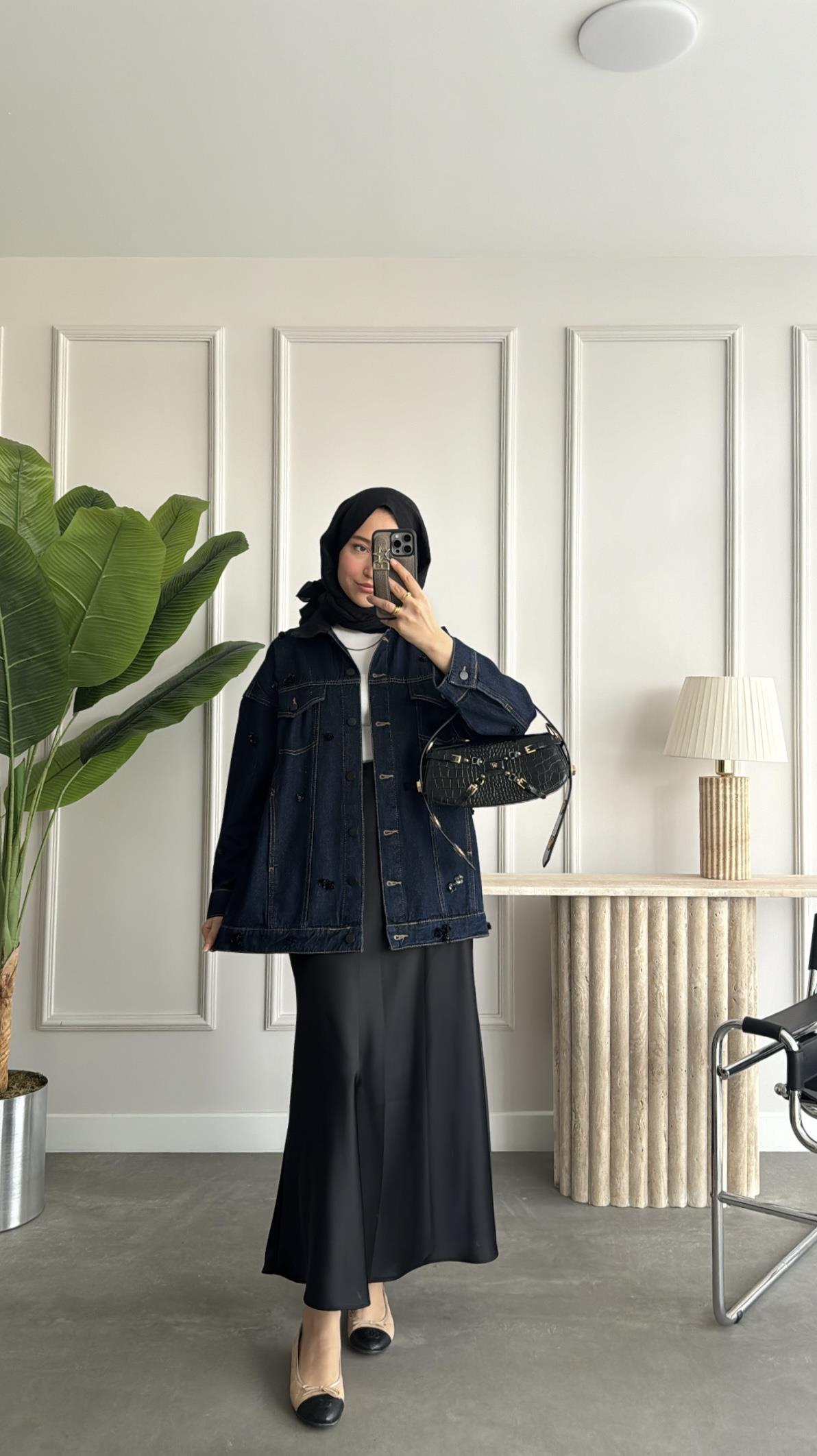 Tasarım Muadil Denim Ceket 