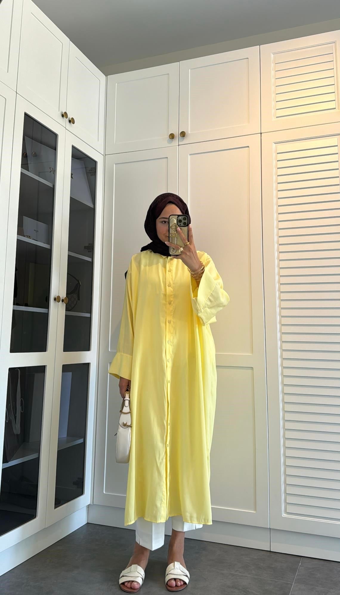 Tensel Gömlek Butter Yellow