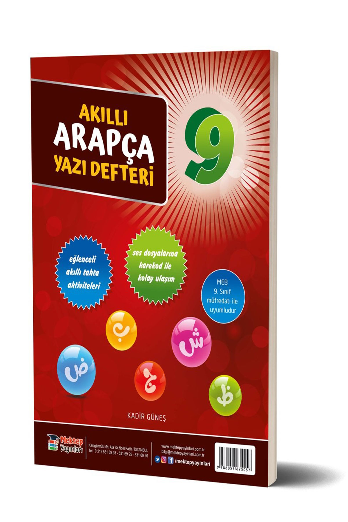 9.Sınıf Akıllı Arapça Yazı Defteri