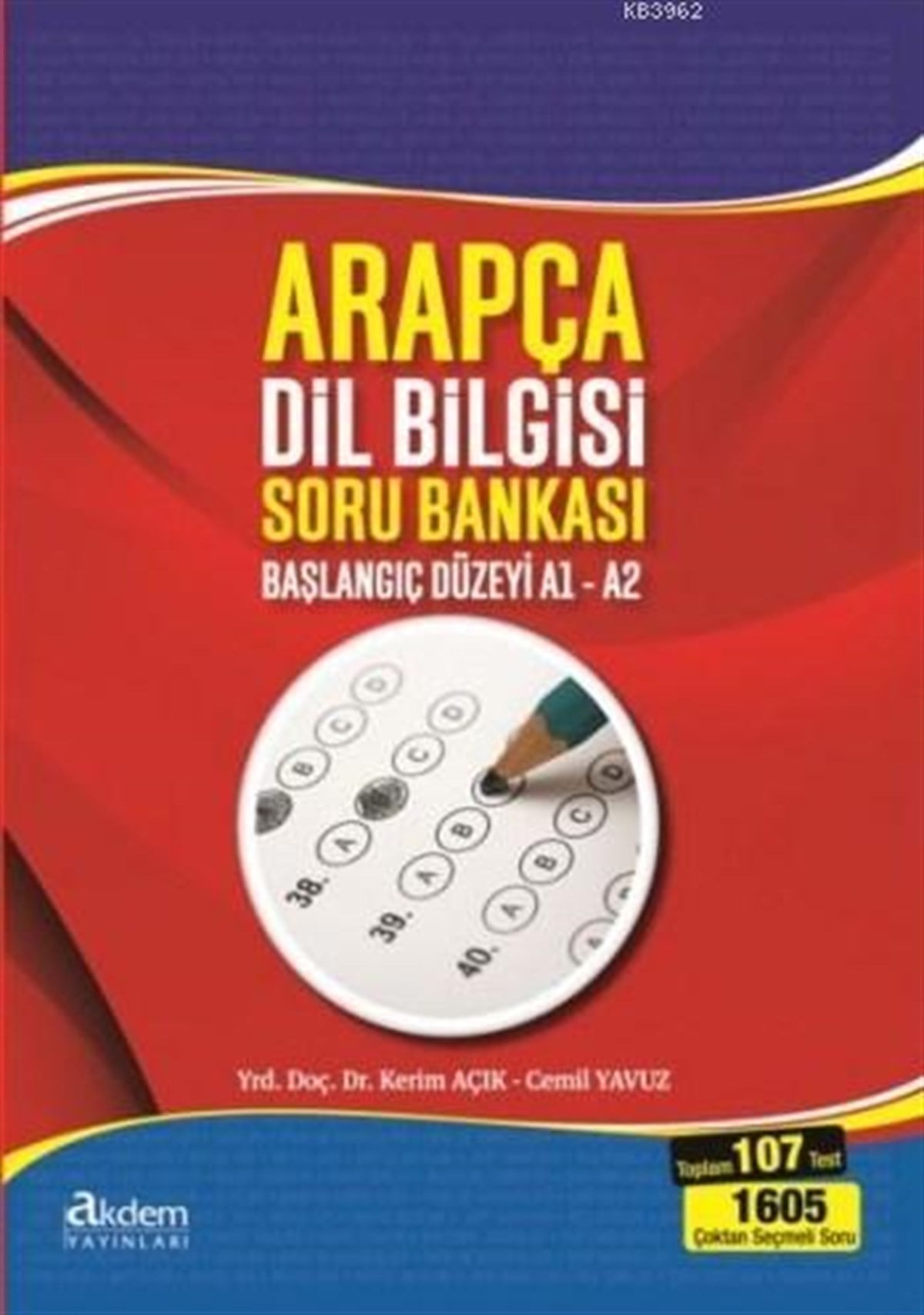 Arapça Dilbilgisi Soru BankasıAkdem YayınlarıArapça Öğretim Kitapları