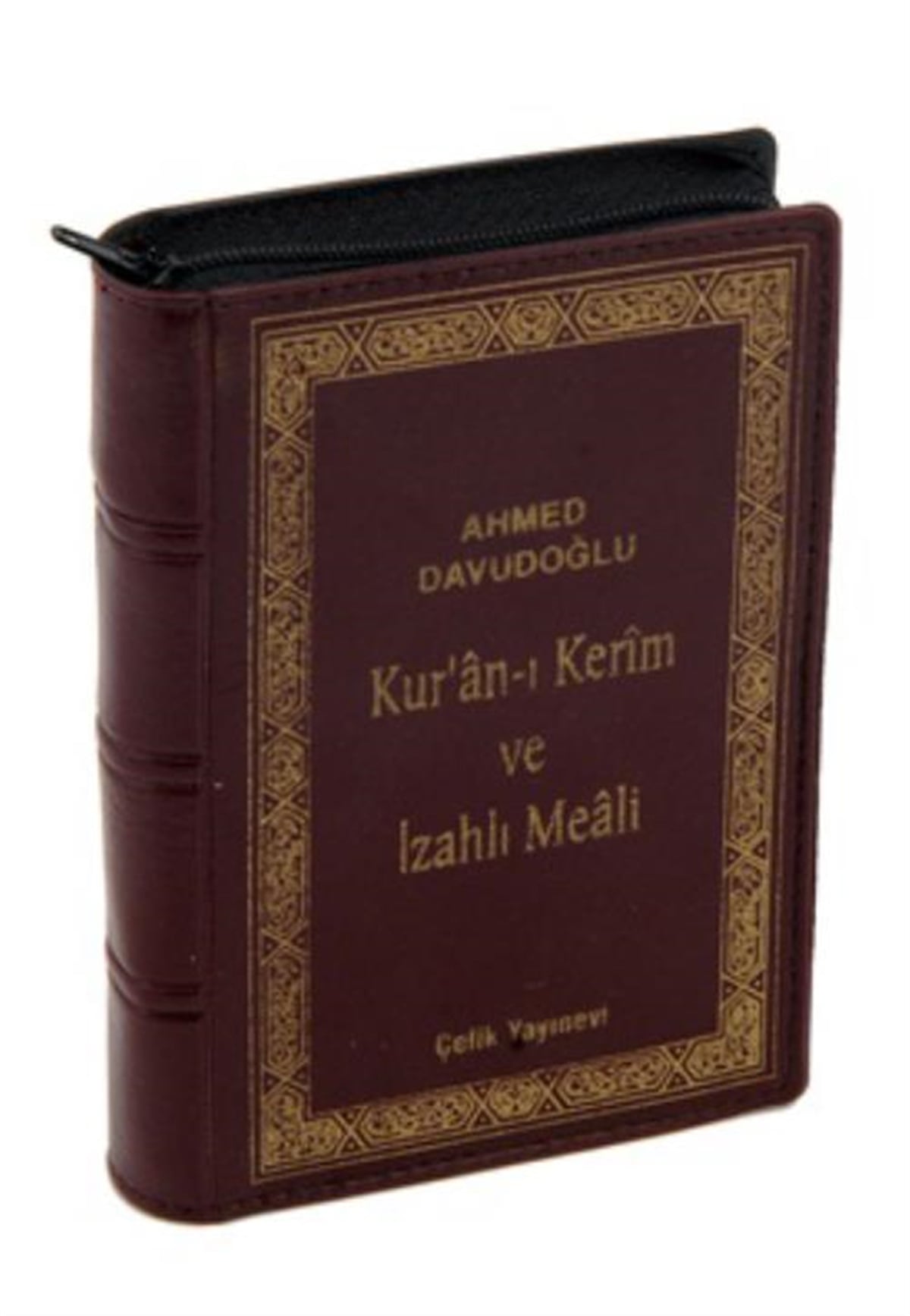Kur'an-ı Kerim ve İzahlı Meali Ahmed Davudoğlu-Cep Boy (Kılıflı)