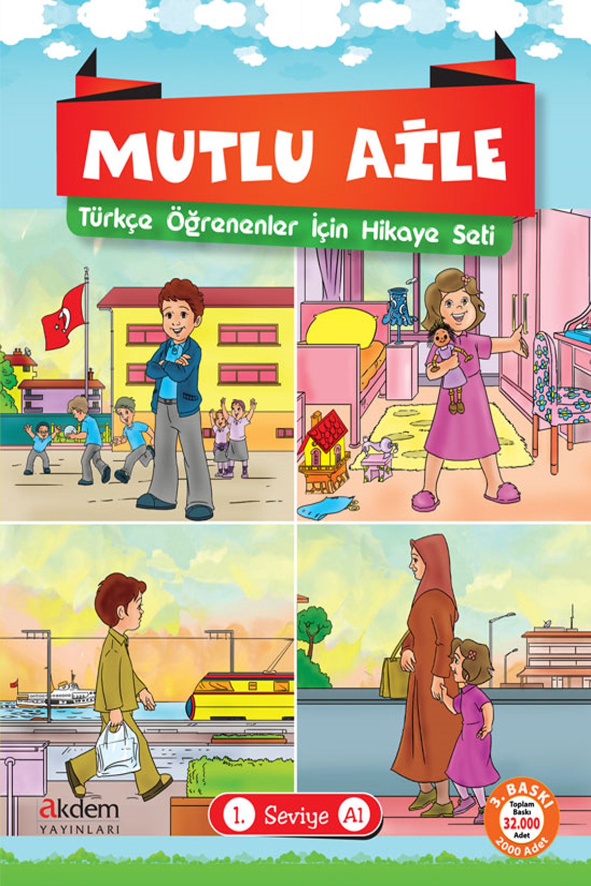 Mutlu Aile Türkçe Öğrenenler İçin Hikaye Seti