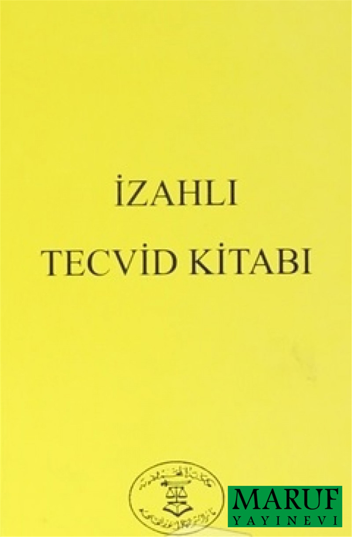 Îzahlı TecvidMahmudiyye YayınlarıTürkçe Kitaplar