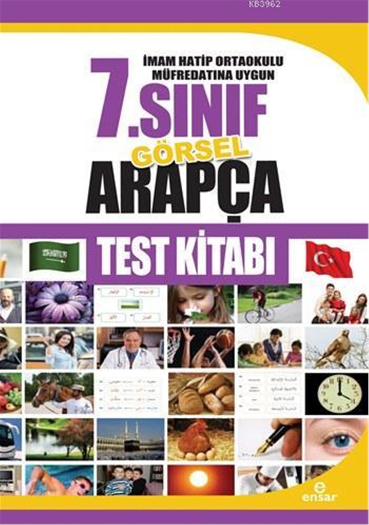 7. Sınıf Görsel Arapça Test Kitabı; İmam Hatip Ortaokulu Müfredatına Uygun