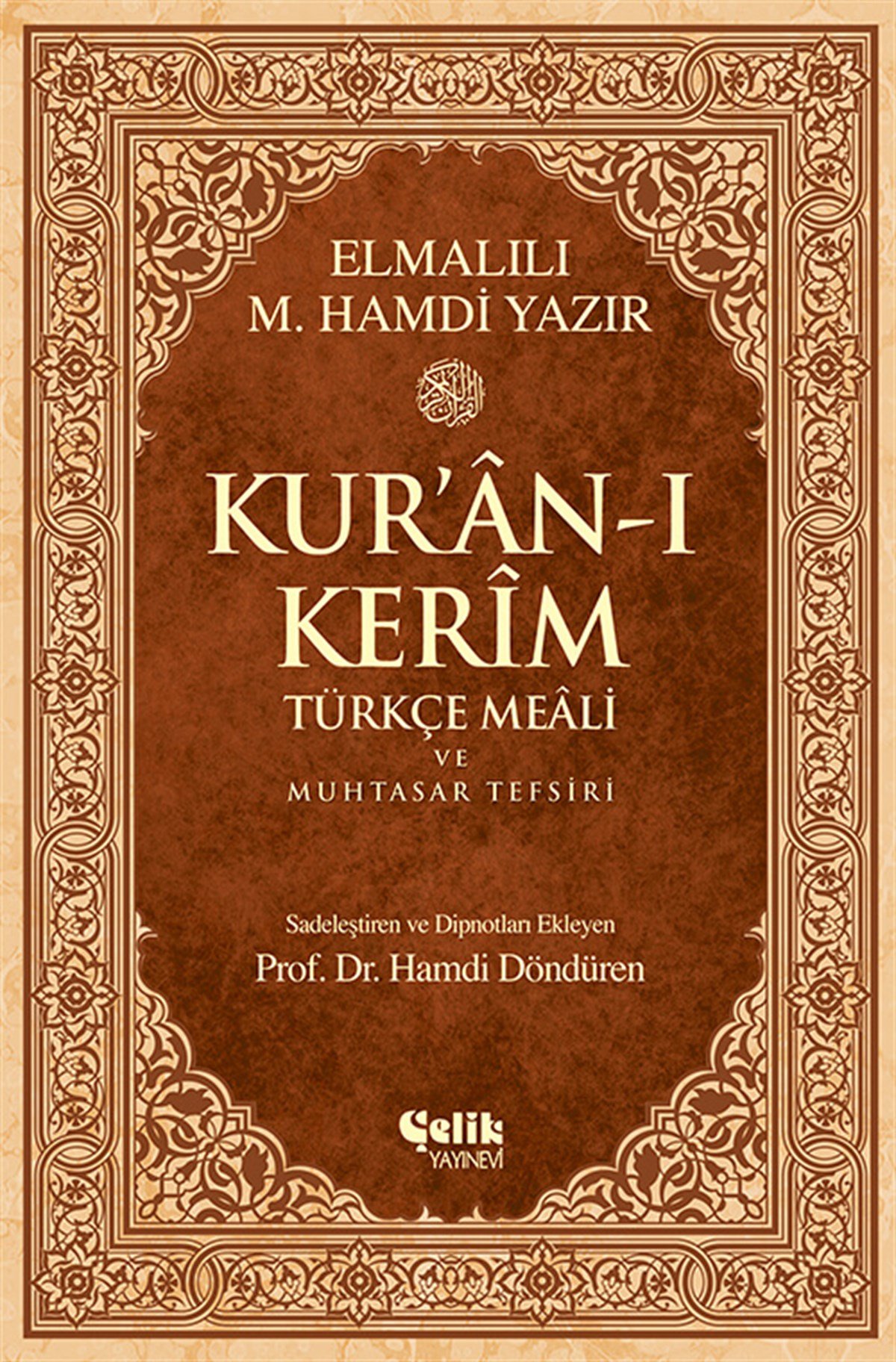 Kur'Ân-I Kerîm Türkçe Meâli Ve Muhtasar Tefsiri-Orta Boy
