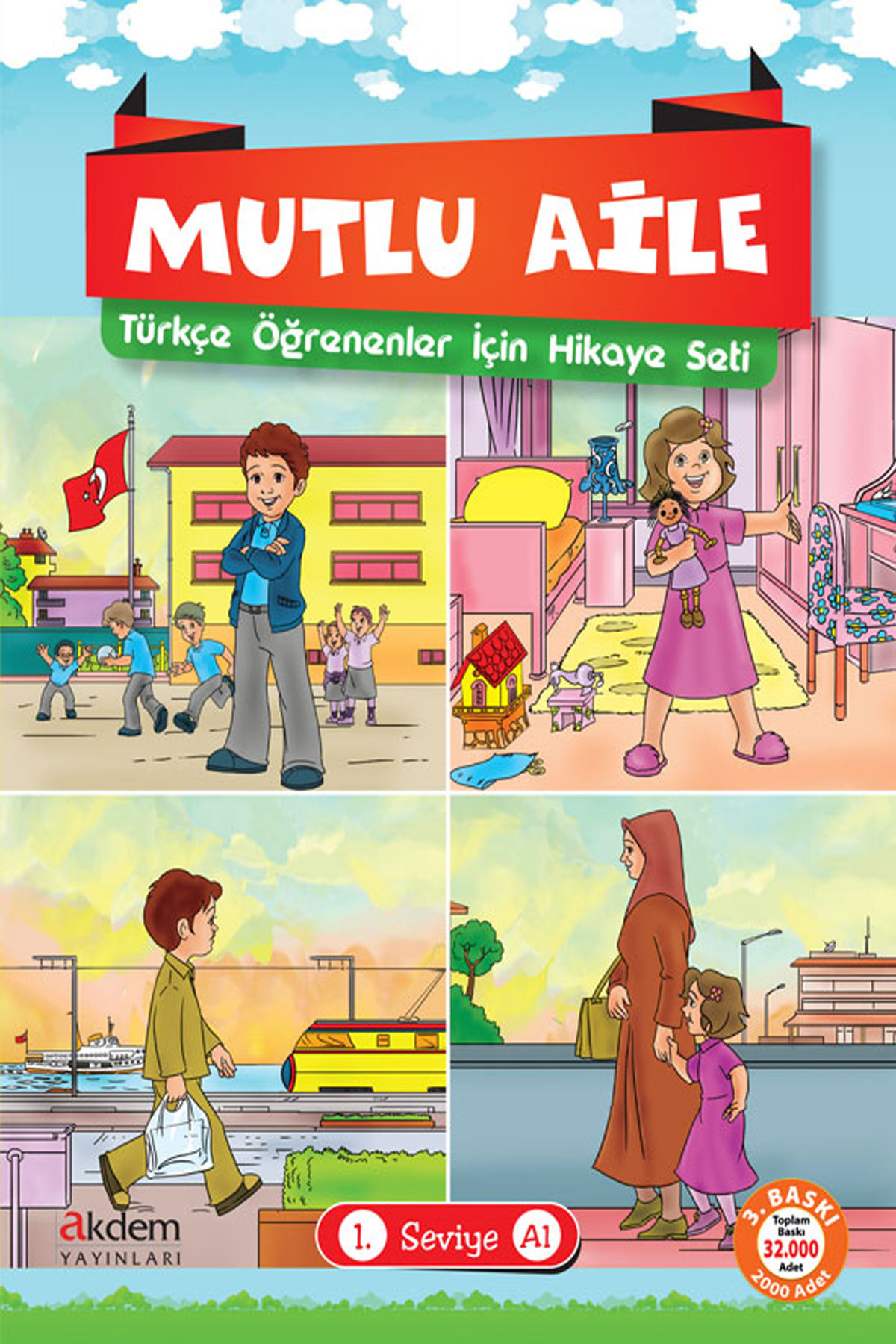 Mutlu Aile Türkçe Öğrenenler İçin Hikaye Seti