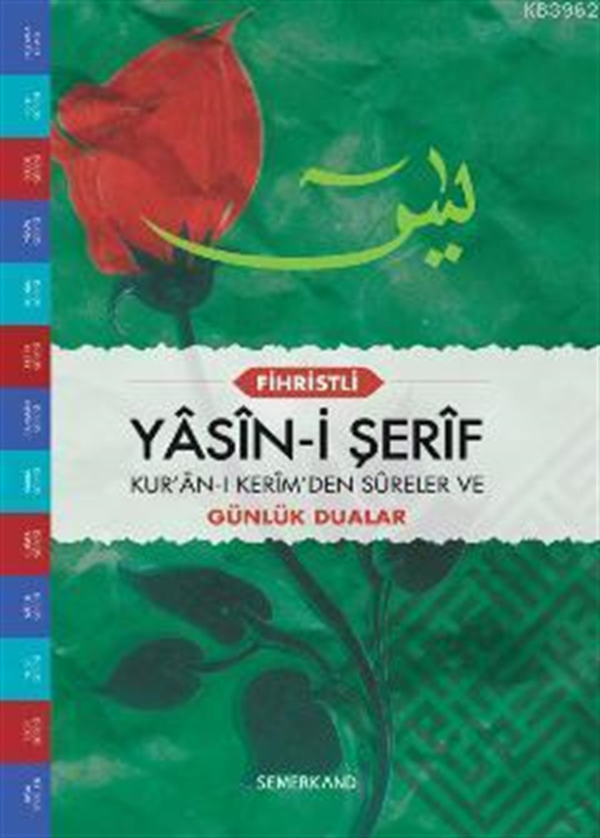 Yasini Şerif Cami Boy - Fihristli Karton KapakSemerkand YayınlarıDin