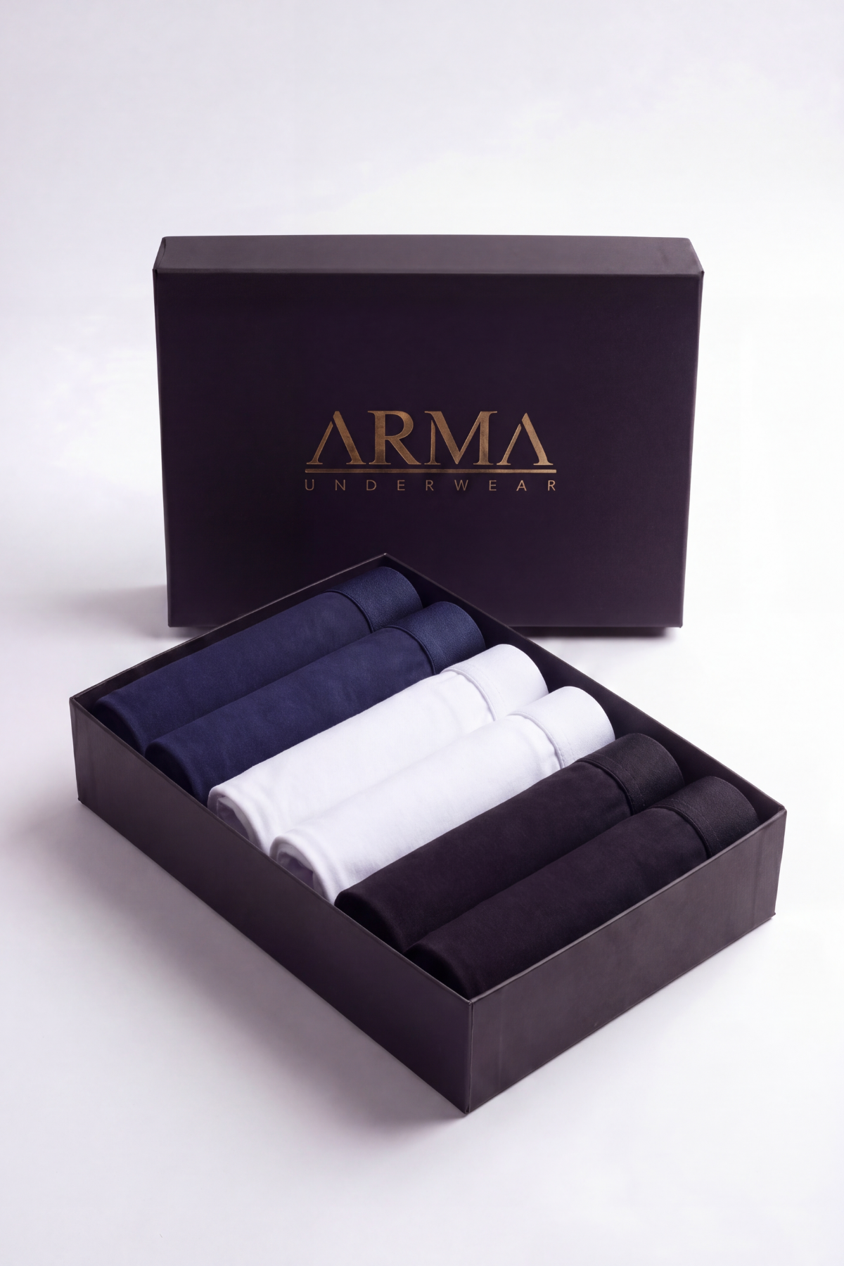 Erkek Premium Bambu Renkli Boxer 6'lı Hediye Kutulu Damat Bohçası ve Çeyiz Seti