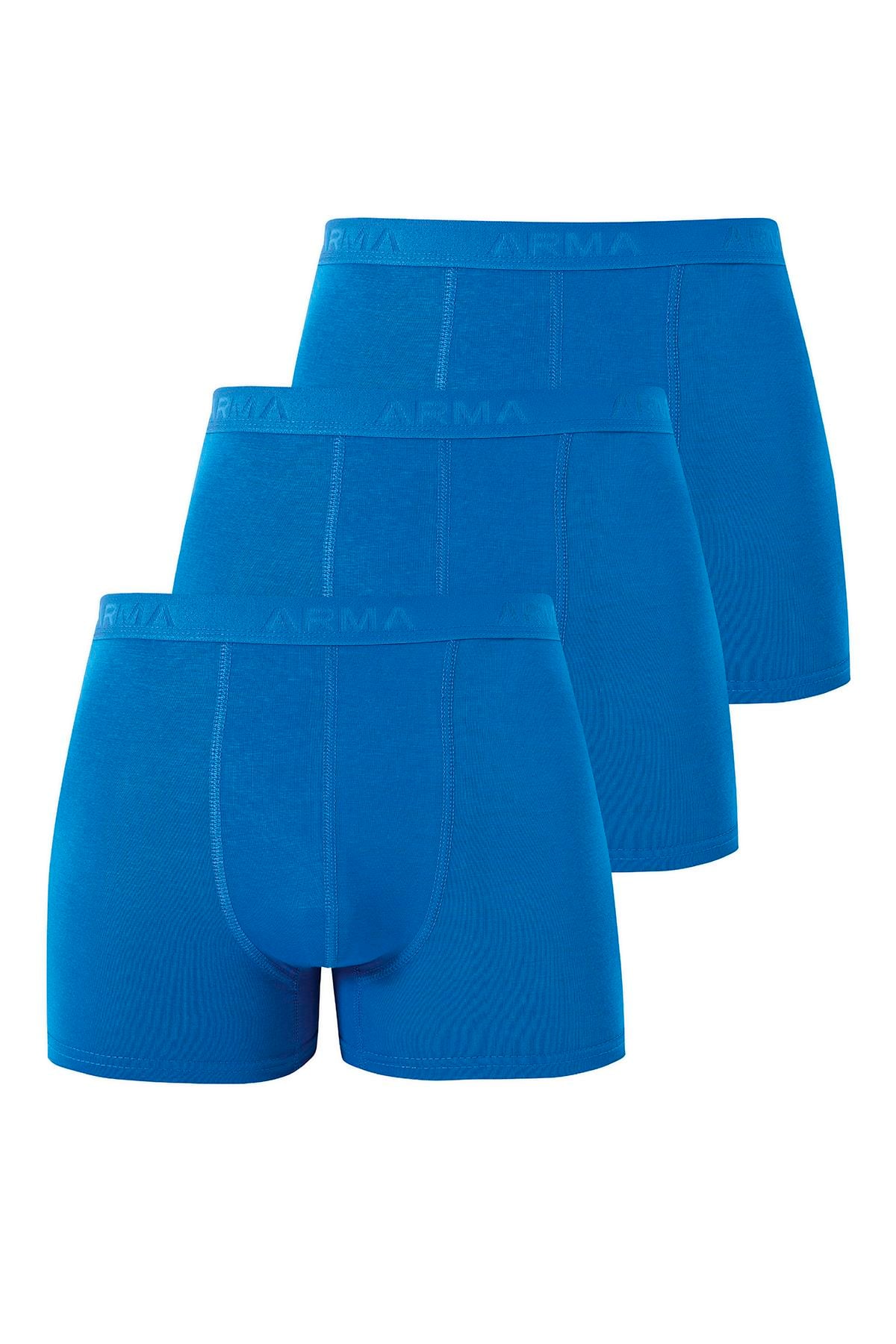 Erkek Saks Bambu Boxer 3'lü Paket