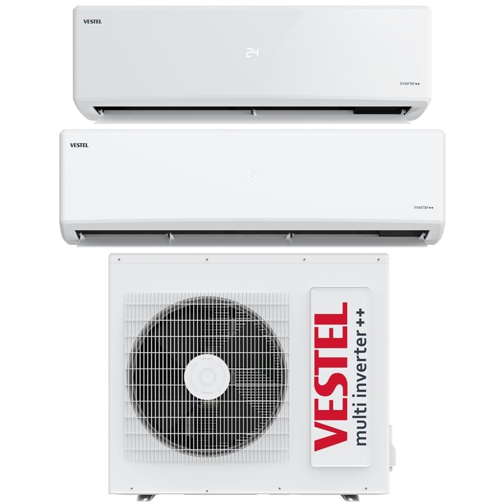 20234416Vestel Flora Doğa Multi Inverter Plus 12+18 27000 BTU Klima
