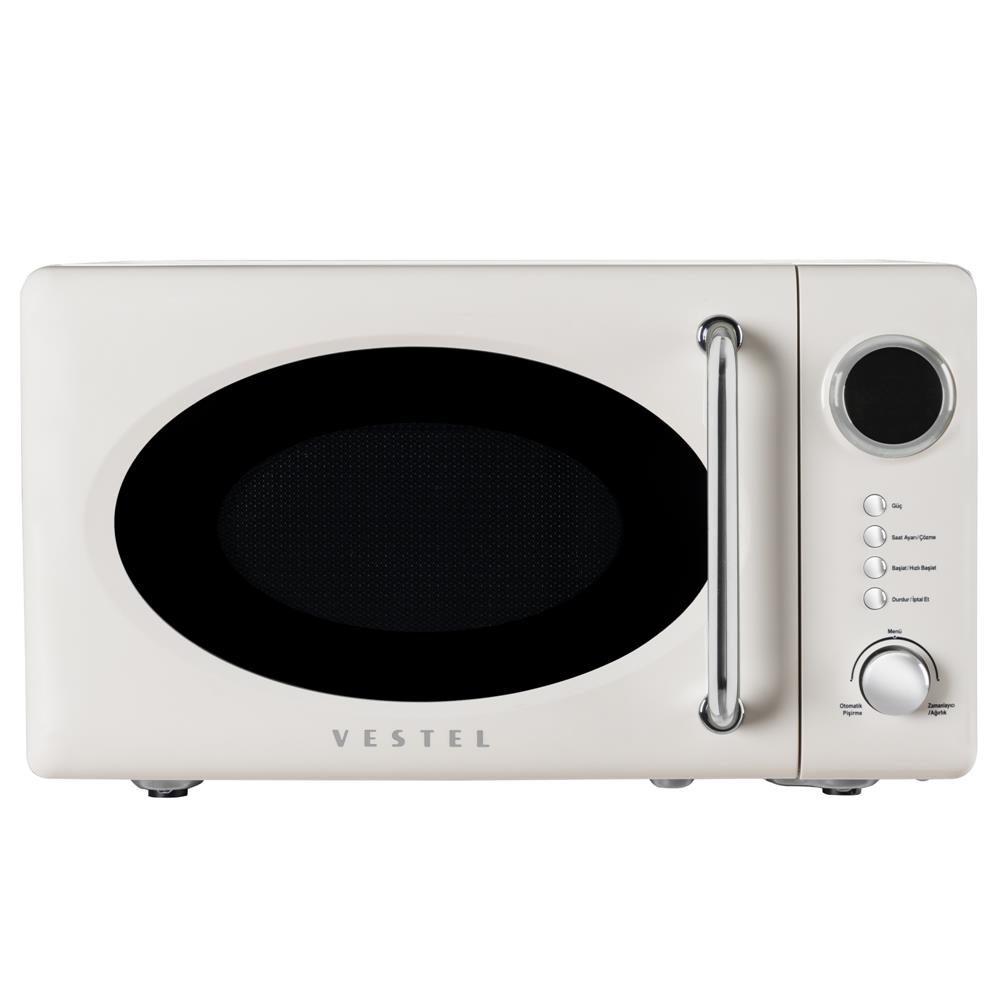 20265354Vestel MD 20 YD Retro Bej Mikrodalga Fırın