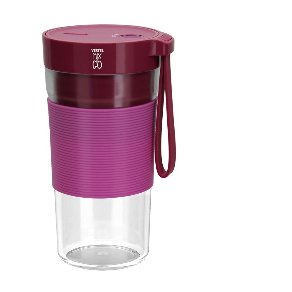 20244314Vestel Mix&Go Şarj Edilebilir Pembe Blender