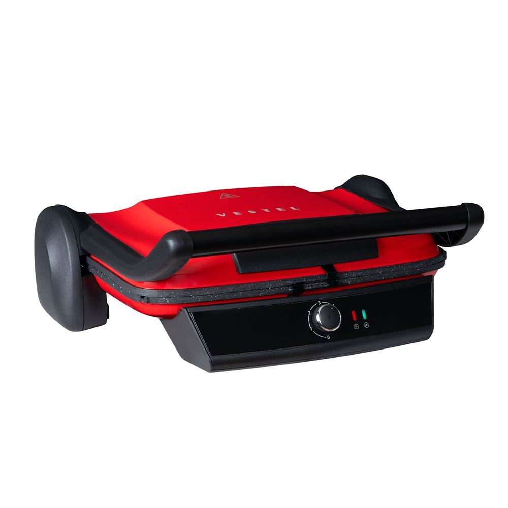 20265577Vestel RETRO T7000 Kırmızı Tost Makinesi