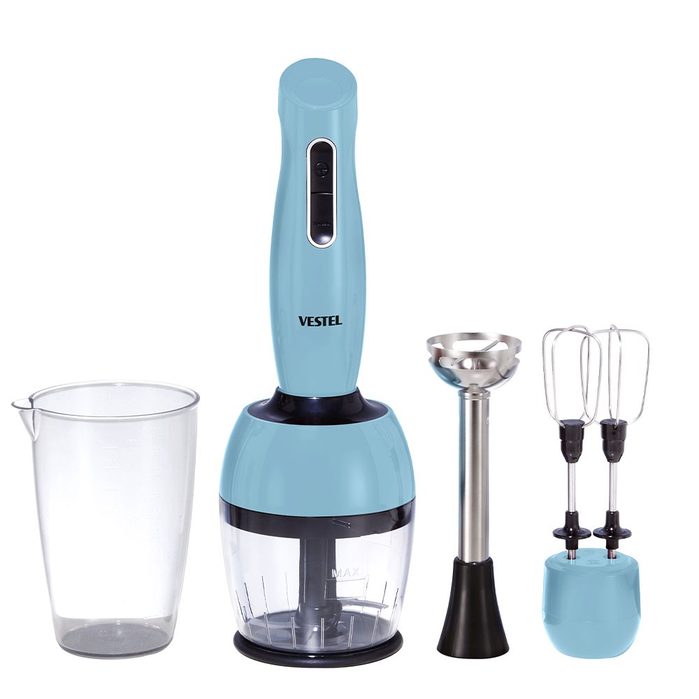 20263074Vestel Tarçın 7500 El Blender Seti Düş Mavisi