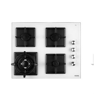 20269452Vestel AO-6510419 B DG DWK 65 cm 4 Gözü Gazlı (1 Gözü Wok'lu) Ankastre Ocak