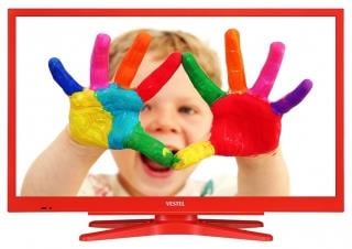20275195Vestel 22F8500K Full HD 55 Ekran Uydu Alıcılı Led Tv Kırmızı