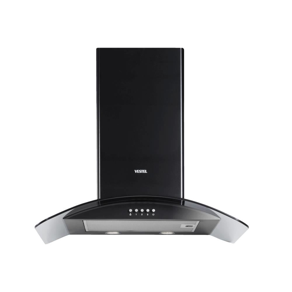 20210059Vestel AD 6011 S Siyah Ankastre Davlumbaz