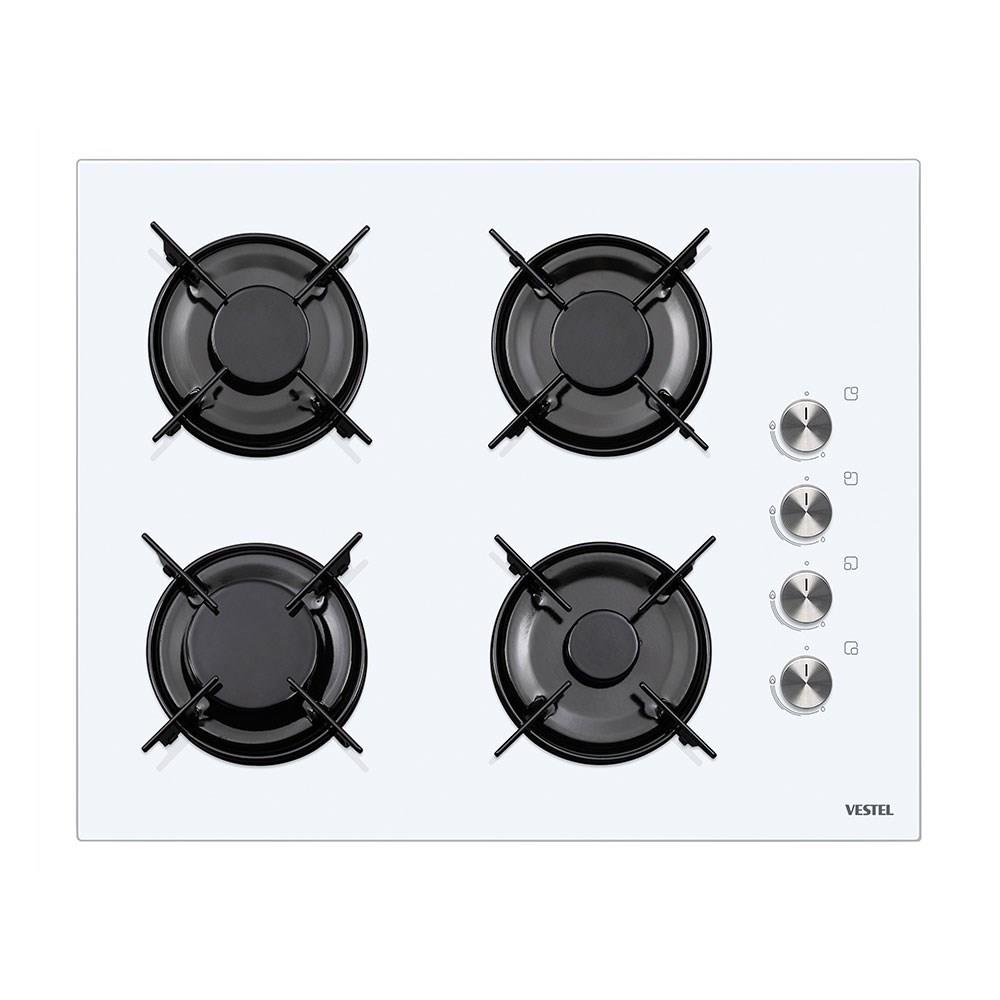 Vestel AO-65104 B Beyaz Ankastre Ocak