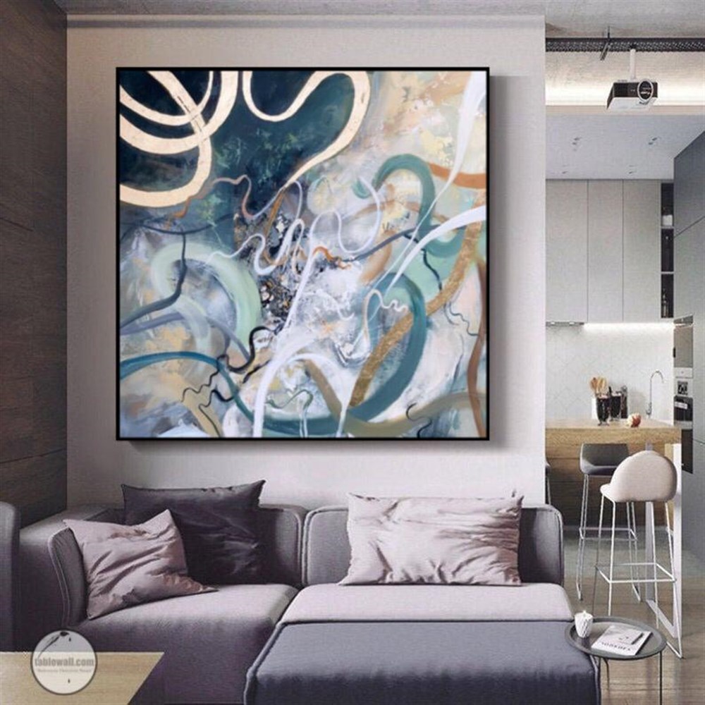 AWESOME ABSTRACT YAĞLI BOYA TABLO