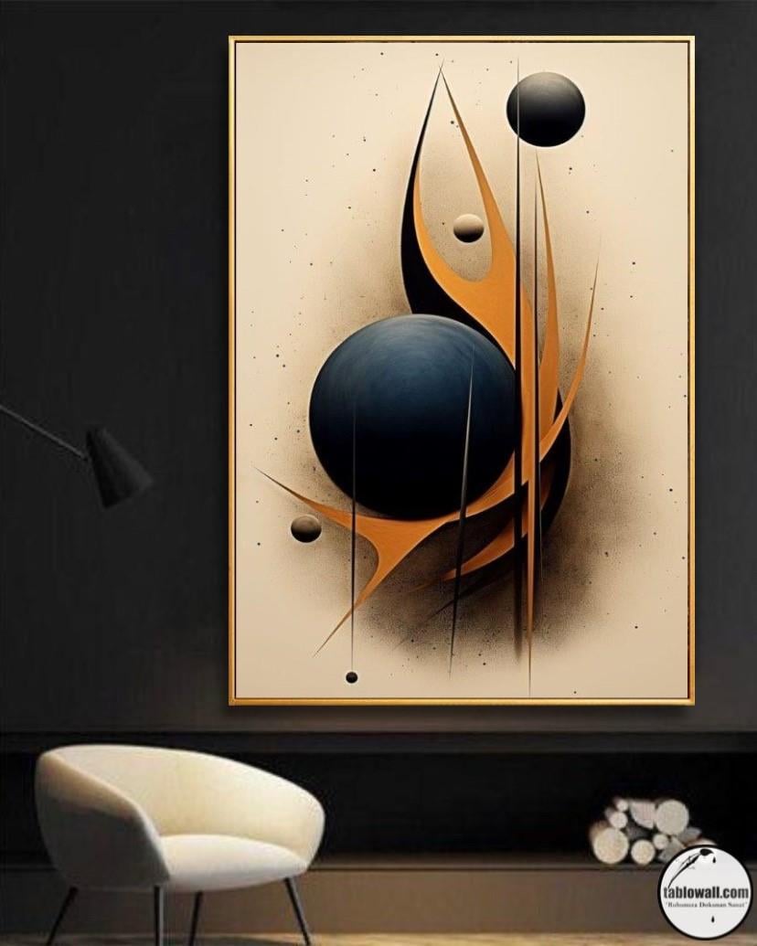 ELEGANT ABSTRACT YAĞLI BOYA TABLO