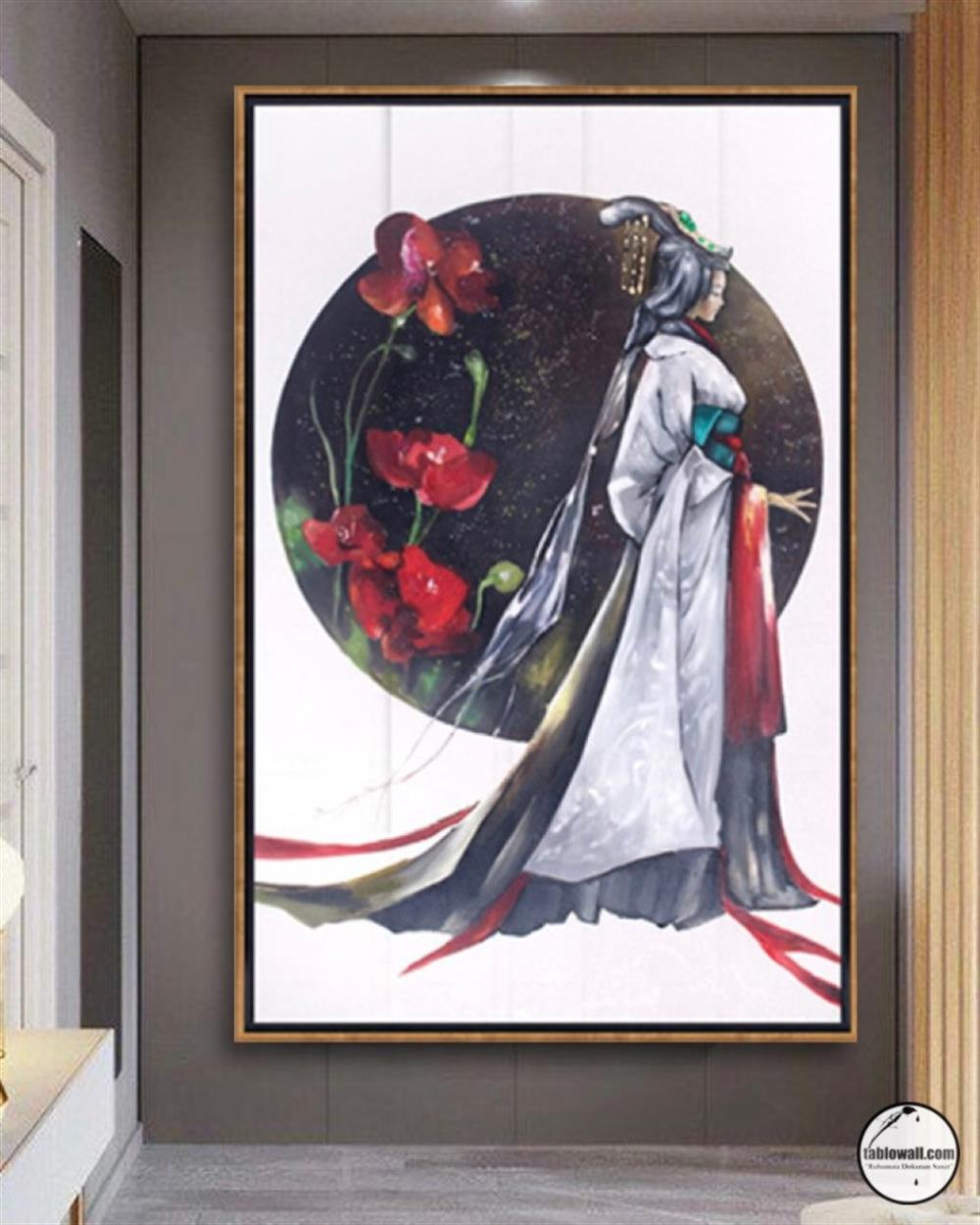 EXOTIC LADY YAĞLI BOYA TABLO