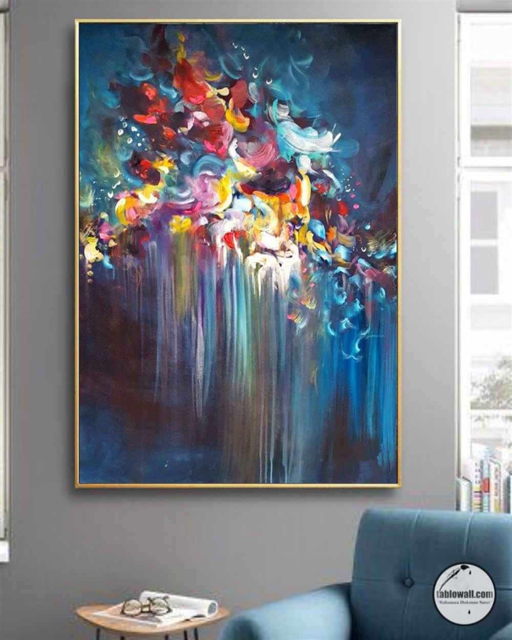 FLOWER YAĞLI BOYA TABLO