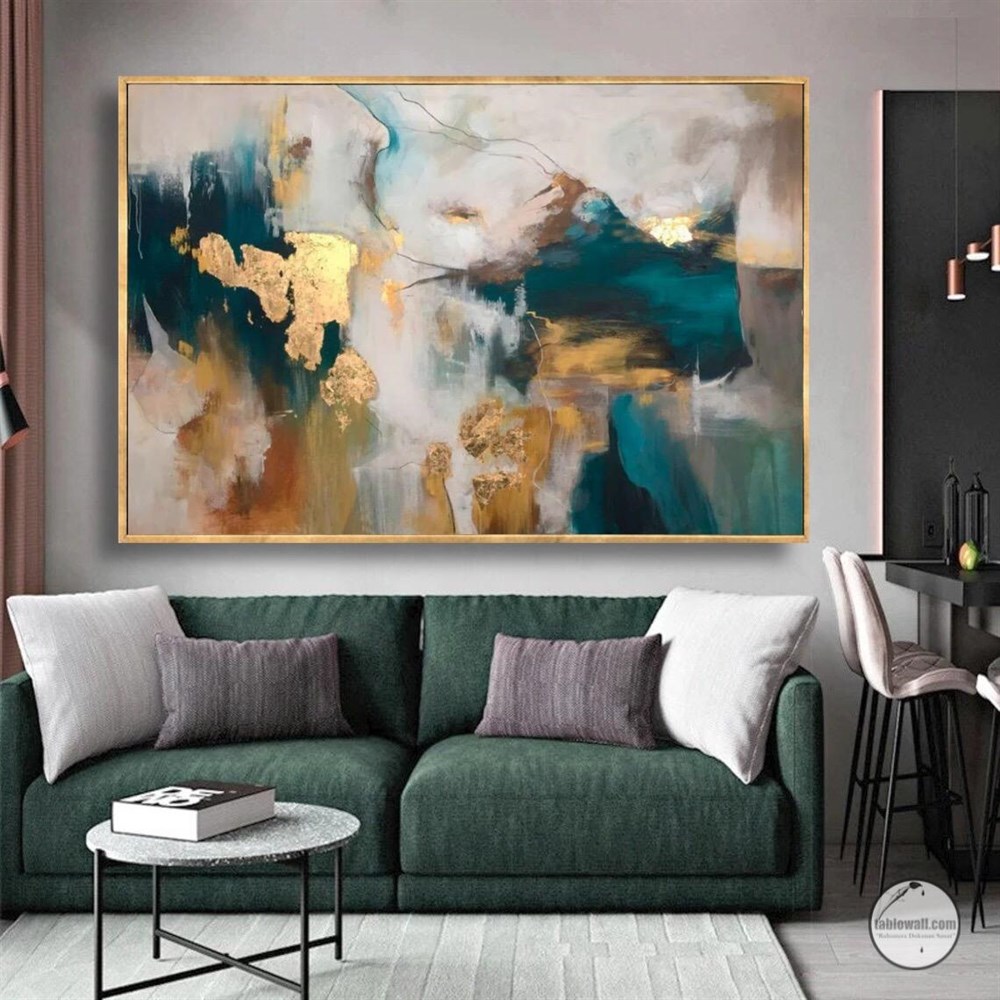 GORGEOUS ABSTRACT YAĞLI BOYA TABLO