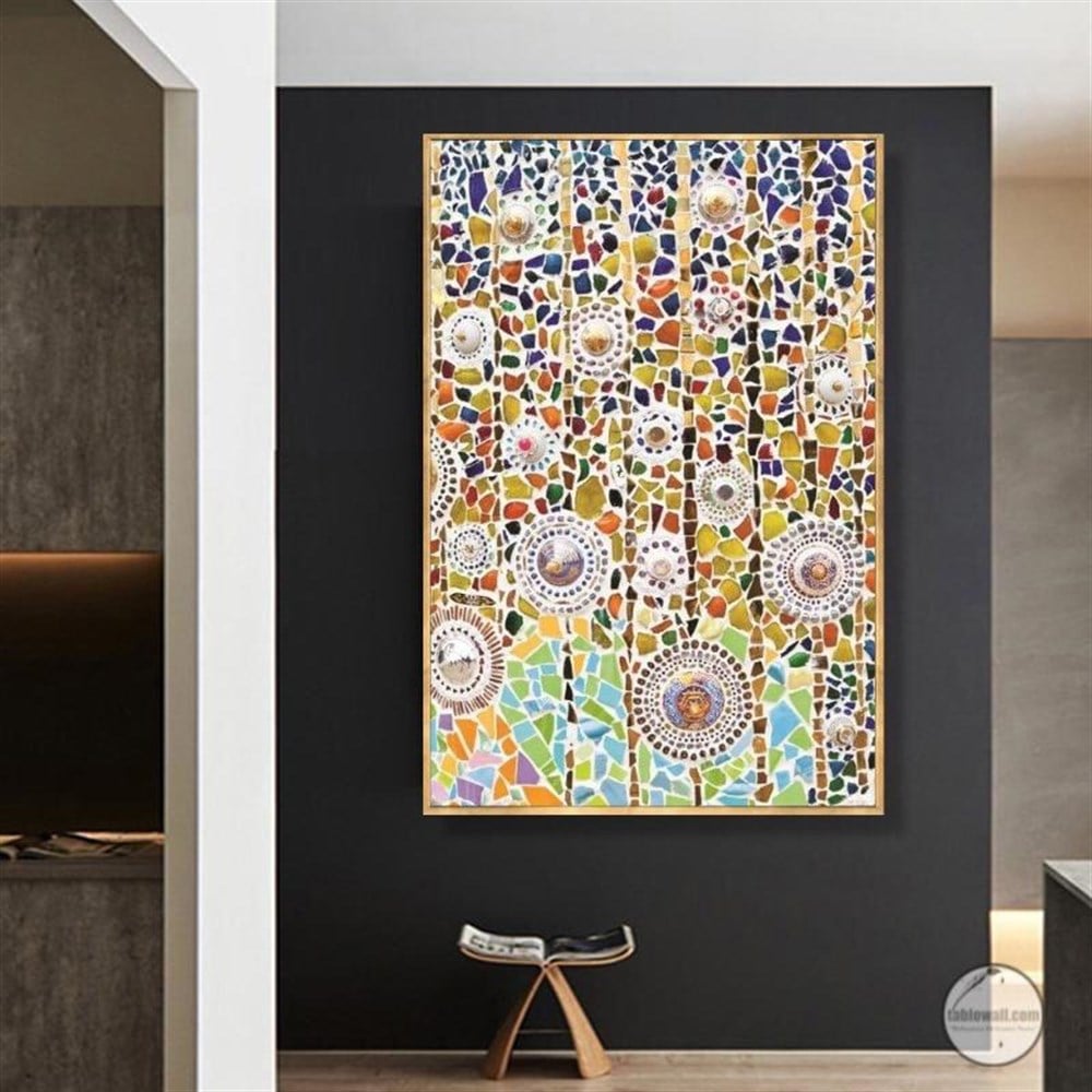 TALISMANIC ART DECOR YAĞLI BOYA DOKULU TABLO