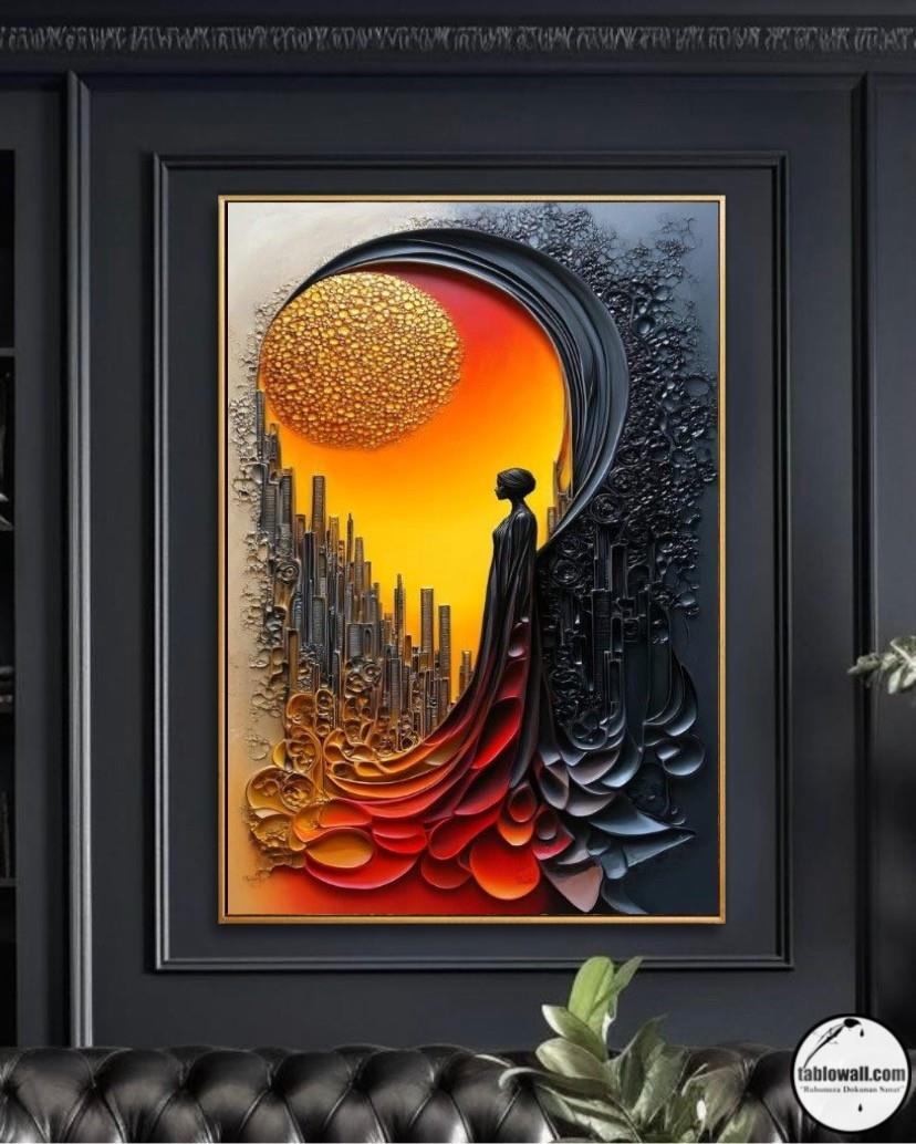 THE GLORY OF THE SUN YAĞLI BOYA TABLO