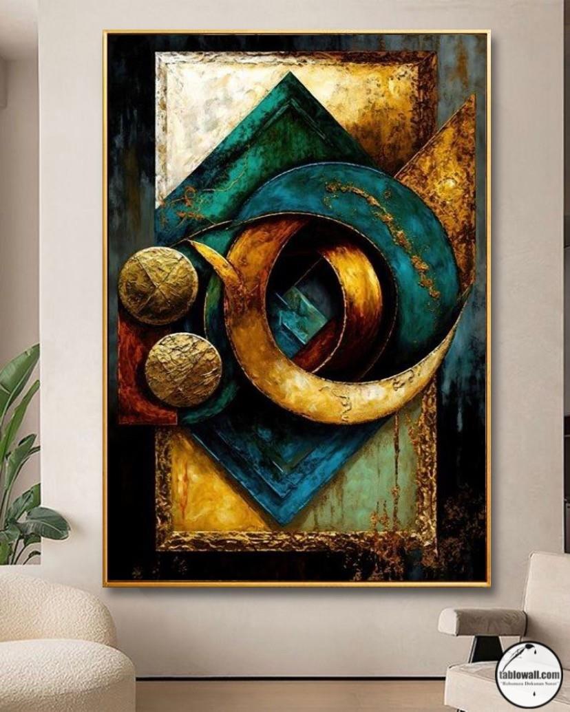 UNIQUE ABSTRACT YAĞLI BOYA TABLO
