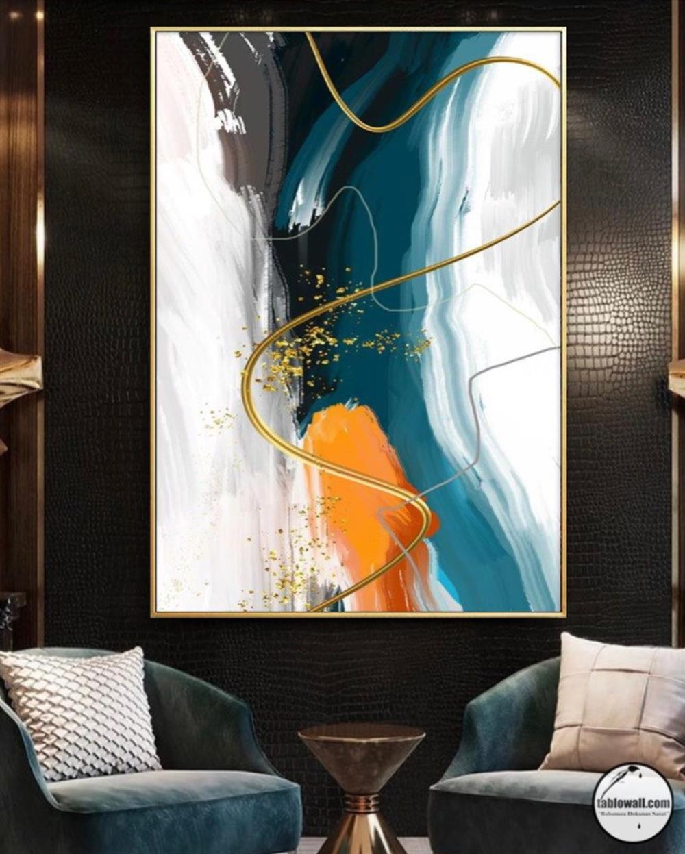 UNIQUE ABSTRACT YAĞLI BOYA TABLO