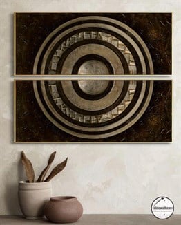 2' Lİ ÇERÇEVELİ KABARTMALI TABLO