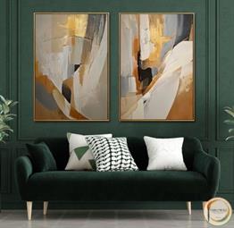 2' Lİ ÇERÇEVELİ YAĞLI BOYA TABLO