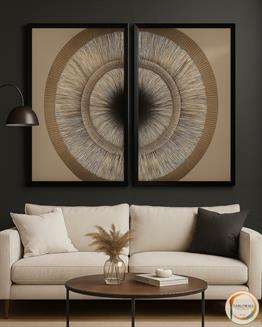 2' Lİ ÇERÇEVELİ YAĞLI BOYA TABLO