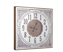 DEKORATİF GÜMÜŞ DUVAR SAATİ