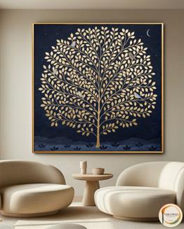 GECE BAHÇESİ YAĞLI BOYA TABLO