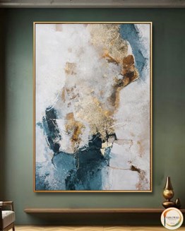 MAVİ RÜYA YAĞLI BOYA DOKULU TABLO