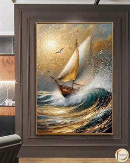 ÖZGÜRLÜĞÜN YELKENİ YAĞLI BOYA TABLO