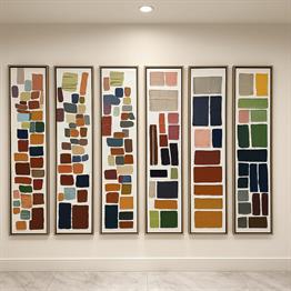 RENK BLOKLARI YAĞLI BOYA TABLO