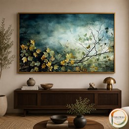 SERENITY YAĞLI BOYA DOKULU TABLO