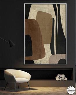 SOYUT YAĞLI BOYA DOKULU TABLO