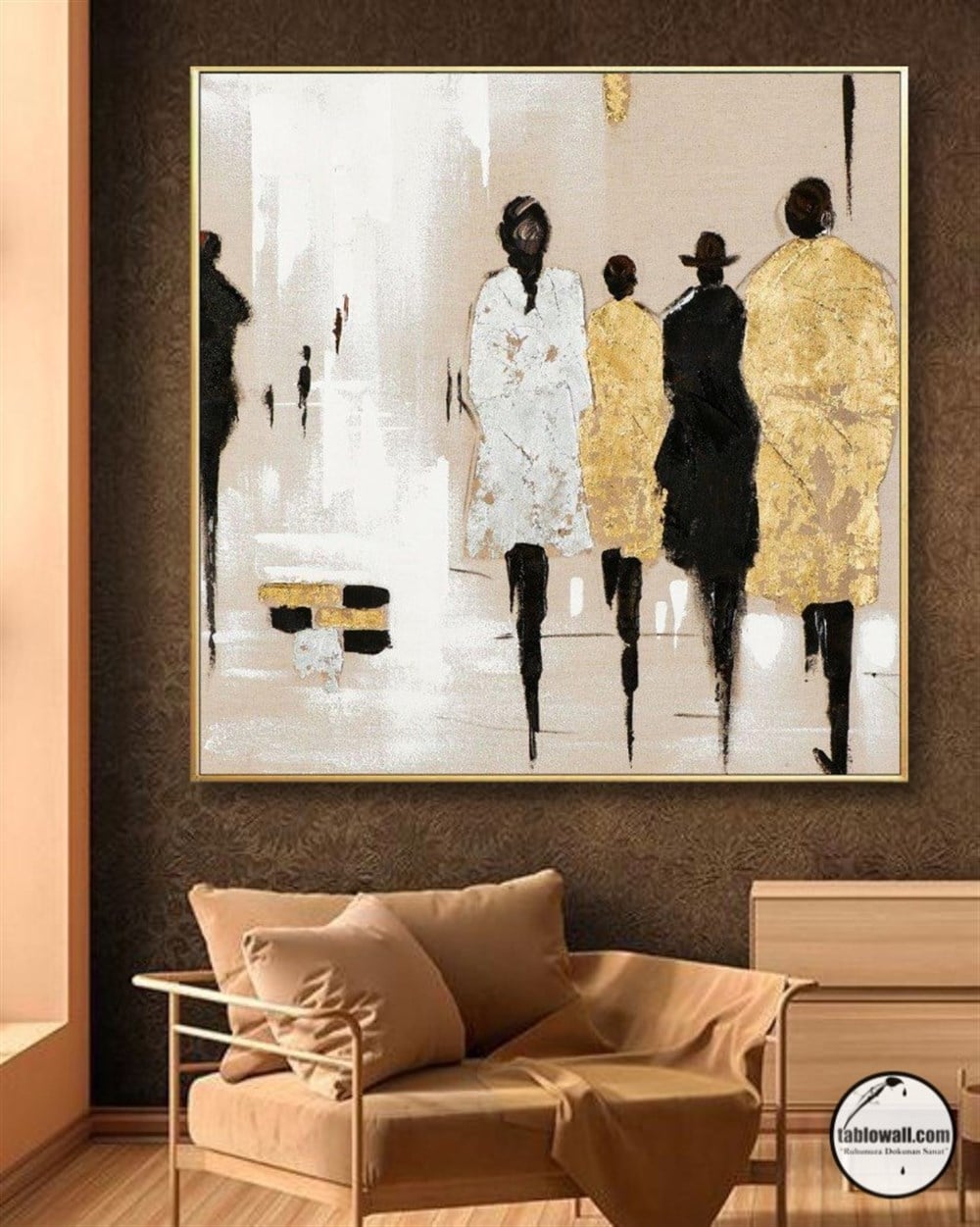 ABSTRACT PEOPLE YAĞLI BOYA TABLO