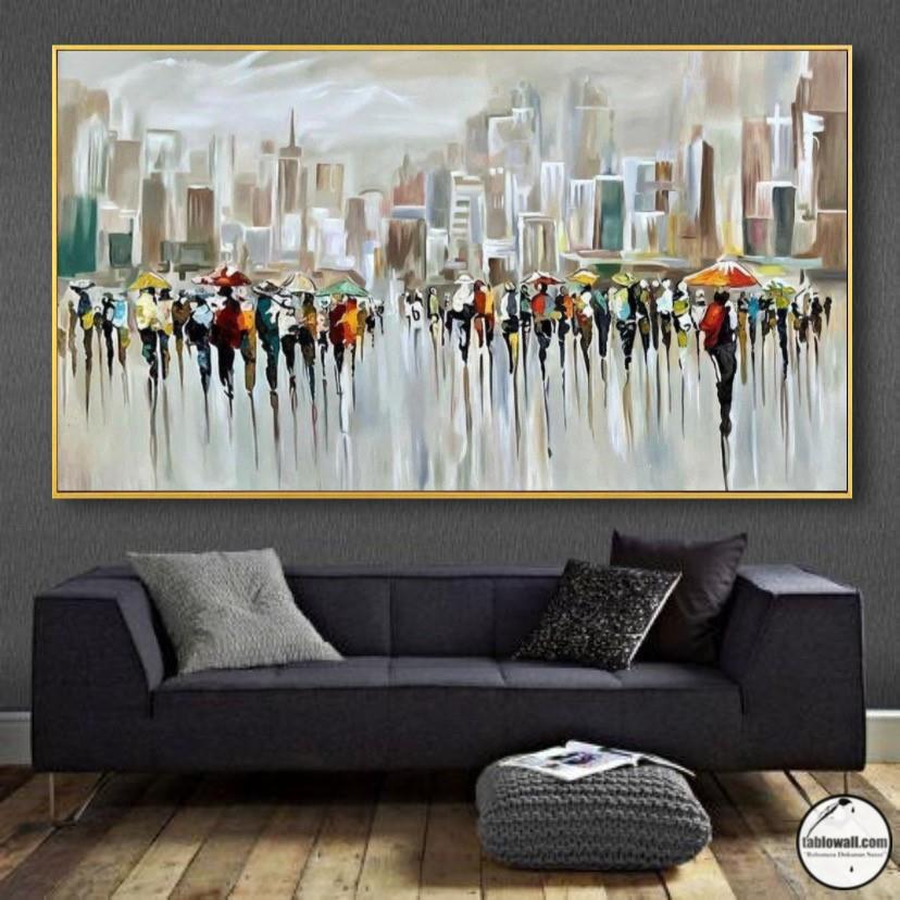 ABSTRACT PEOPLE YAĞLI BOYA TABLO