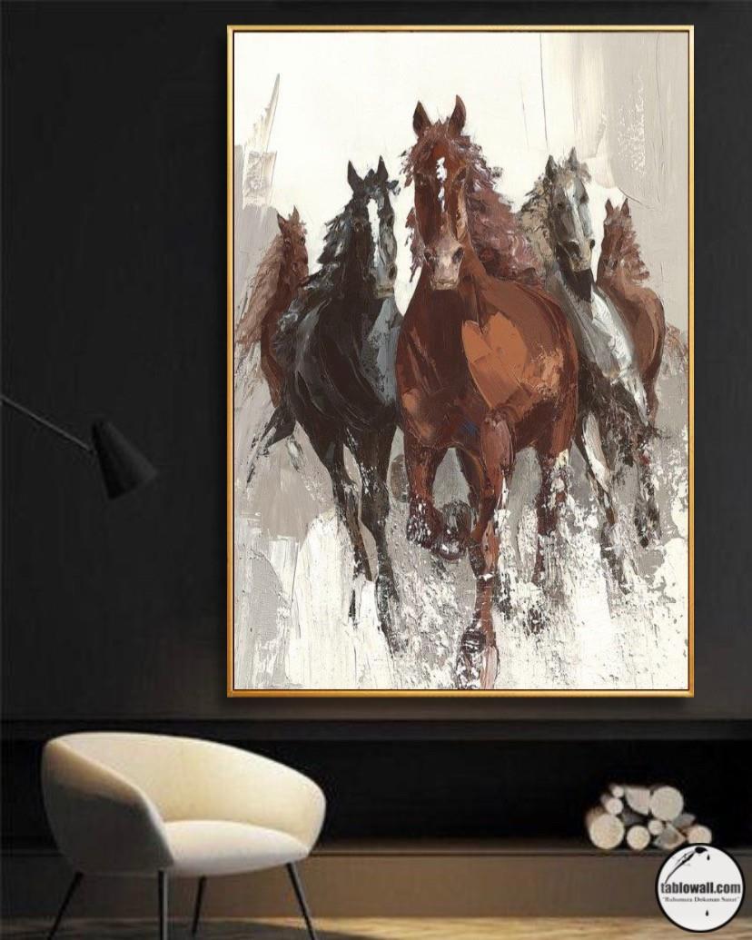 ATLAR YAĞLI BOYA TABLO