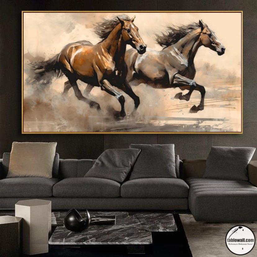 ATLI YAĞLI BOYA TABLO