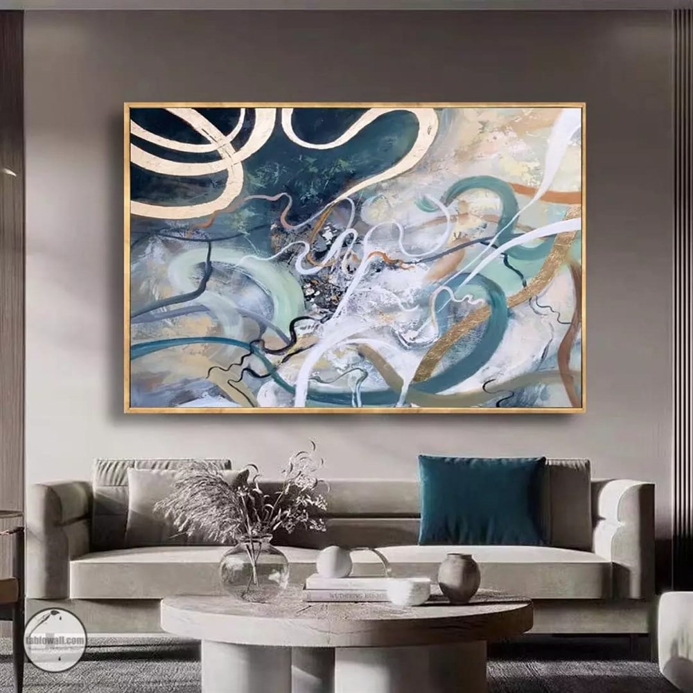 AWESOME ABSTRACT YAĞLI BOYA TABLO