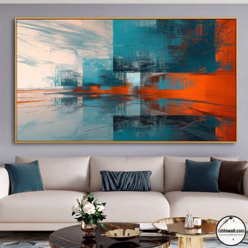 BLUE DEPTH YAĞLI BOYA TABLO