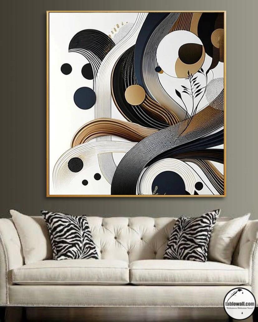 BROWN PATTERNS YAĞLI BOYA TABLO