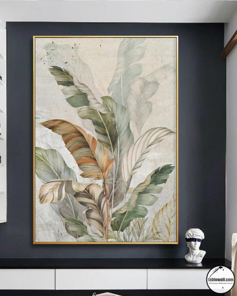 ÇİÇEKLİ YAĞLI BOYA TABLO