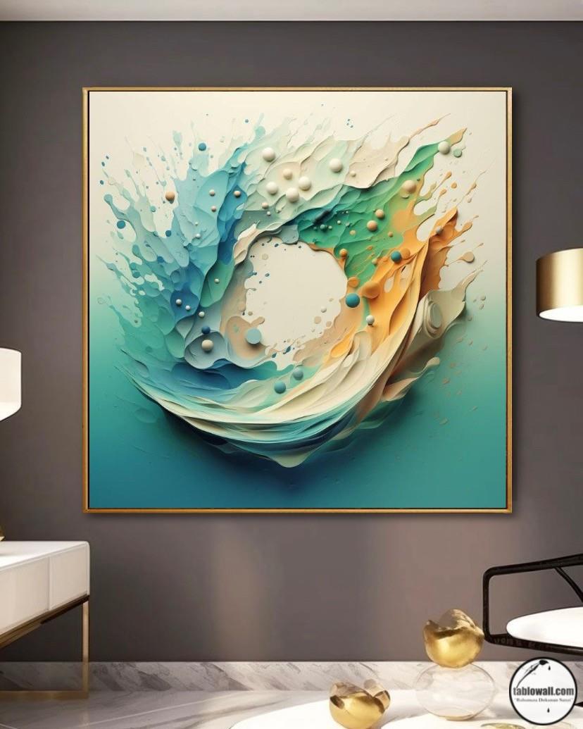 DEEP WAVES YAĞLI BOYA TABLO